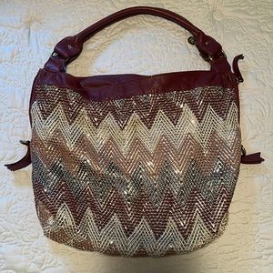 Big Buddha printed boho purse